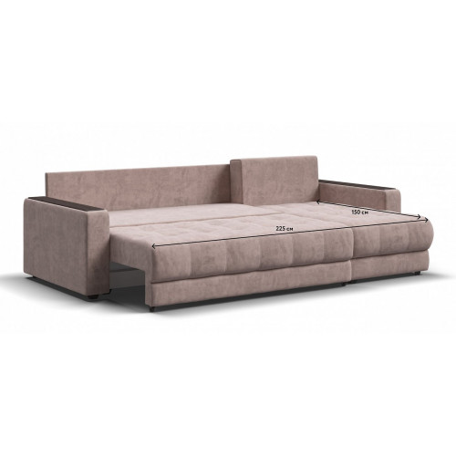 Угловые диваны:Угловой диван BOSS 3.0 Classic XL (Велюр Royal) от Много Мебели