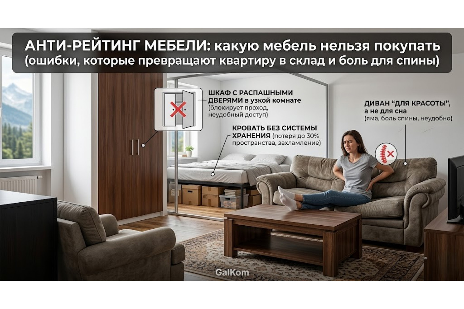 Какую мебель нельзя покупать: анти-рейтинг ошибок, превращающих квартиру в склад